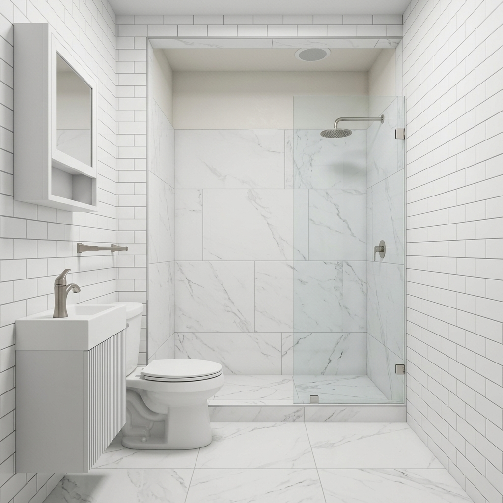 After: Bathroom renovation
